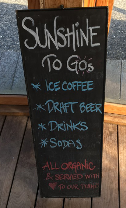 liste over produkter i baren